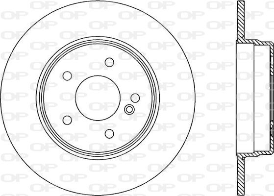 OPEN PARTS Тормозной диск BDA1316.10